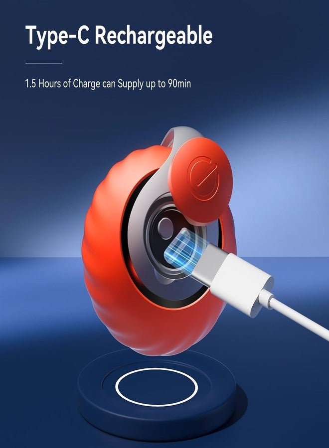 DARKFISH Automatic Rolling Cat Ball Toy, 2-Speed Modes, Teasing Tail & Bell Charm, Interactive Self Play Chasing Silicone Ball Toy for Indoor Cats - Image 4